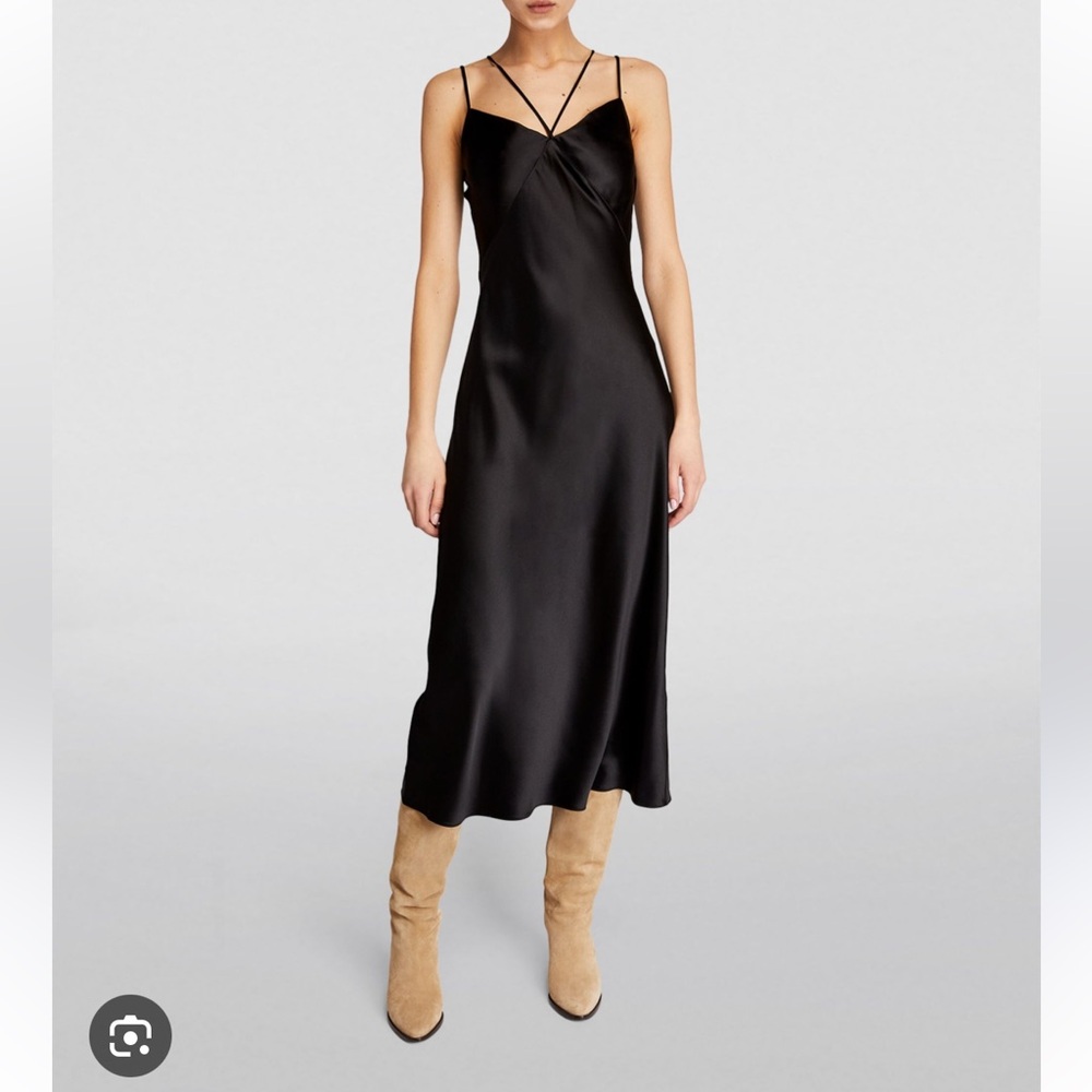 All saints black dress
